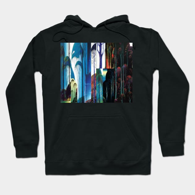 eyvind earle Hoodie by QualityArtFirst